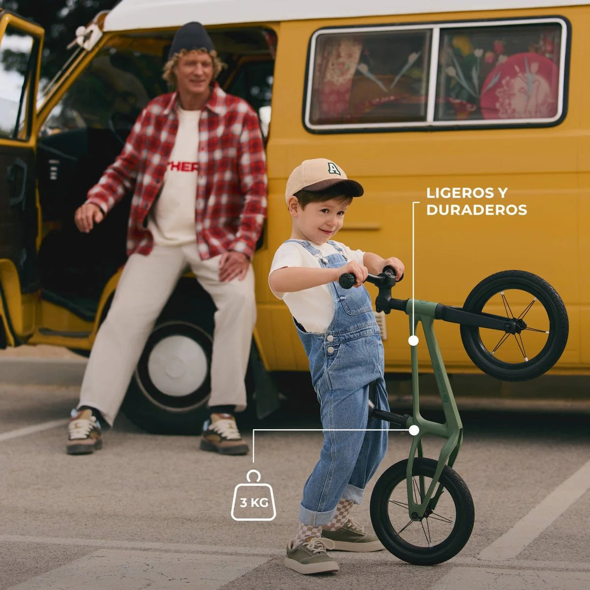 Bicicleta de equilibrio Eter Lime KinderKraft