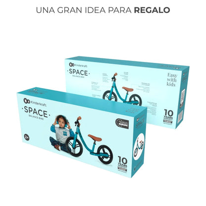 Bicicleta de aprendizaje KinderKraft Space Deep Blue