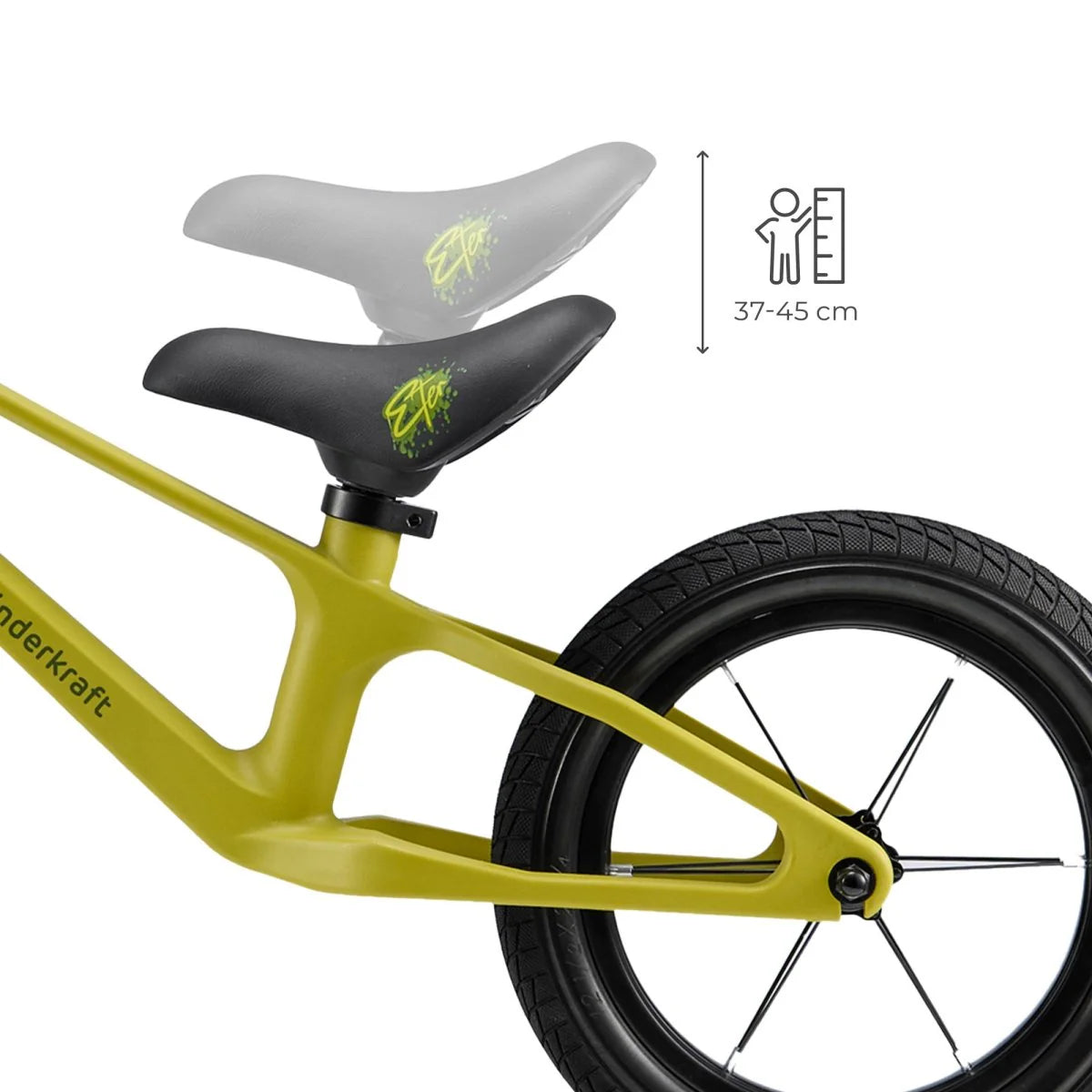 Bicicleta de equilibrio Eter Lime KinderKraft