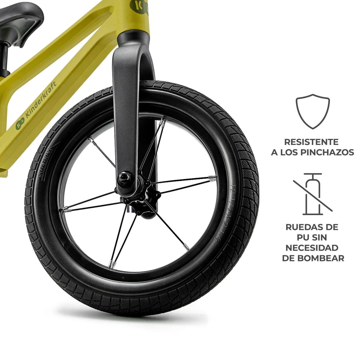Bicicleta de equilibrio Eter Lime KinderKraft