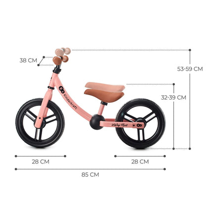 Bicicleta de equilibrio KinderKraft 2Way Next Rose Pink