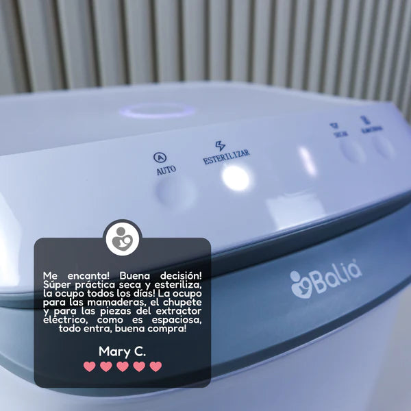 Esterilizador UV de mamaderas con Secador Balia